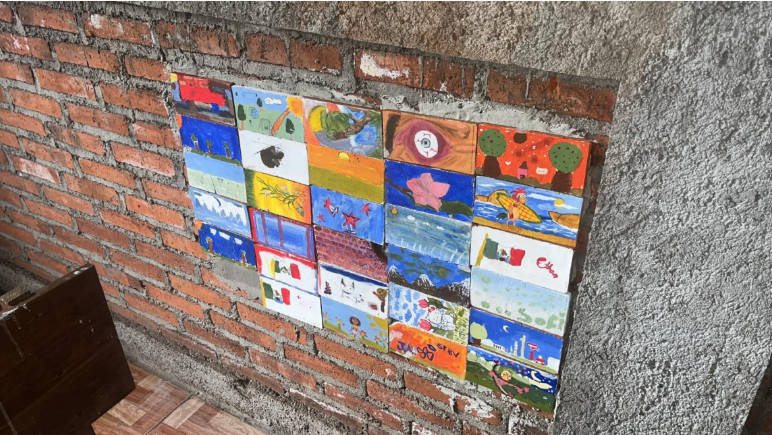 Ofrenda a las ánimas en comunidad 